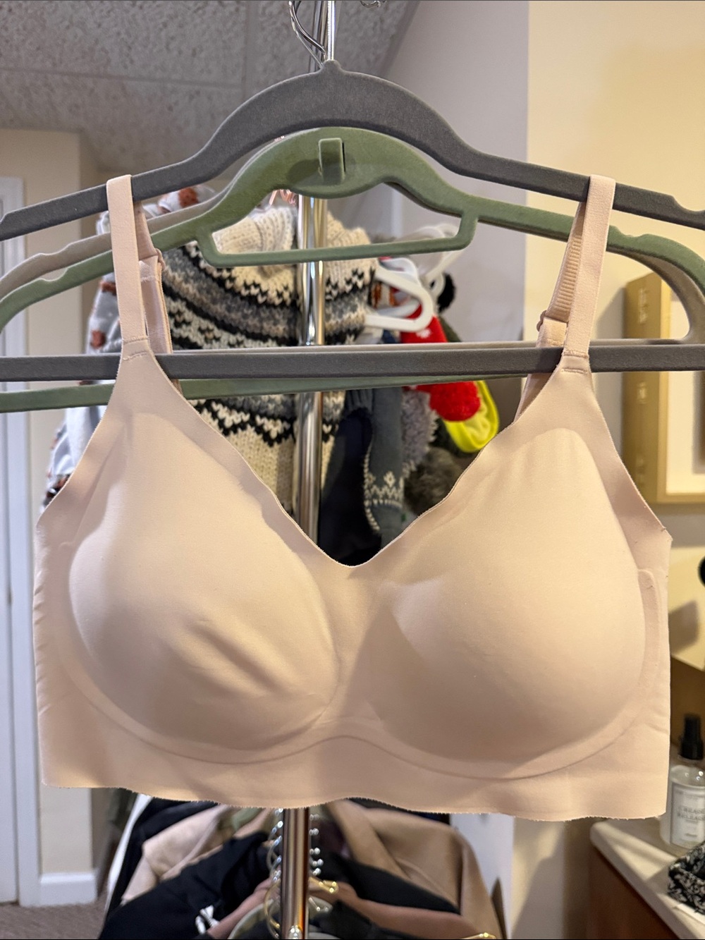 Source Unknown Light tan Seamless Wireless Bra - Women Intimates & Sleepwear.